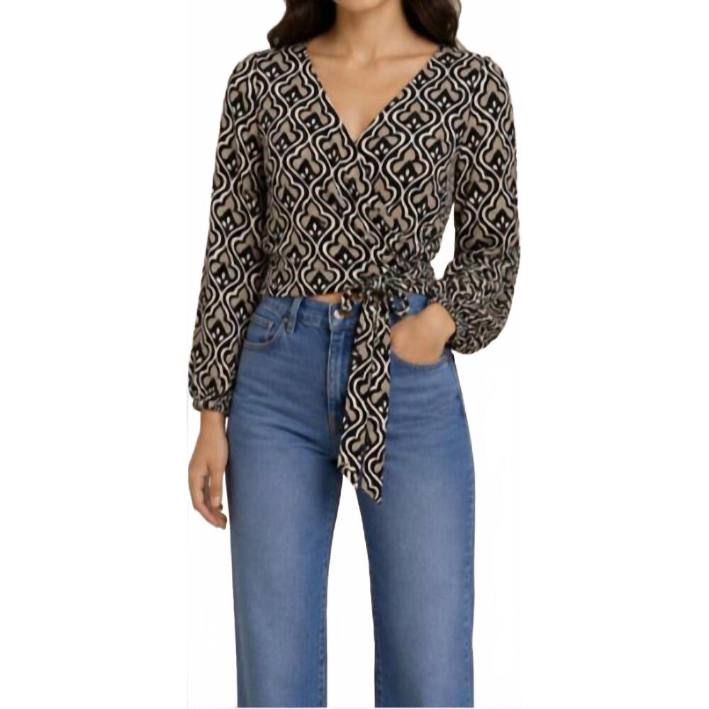 NEW SOLE courtney tie top in tibet